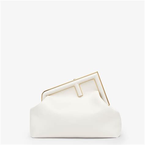 fendi first white bag|Fendi first medium bag.